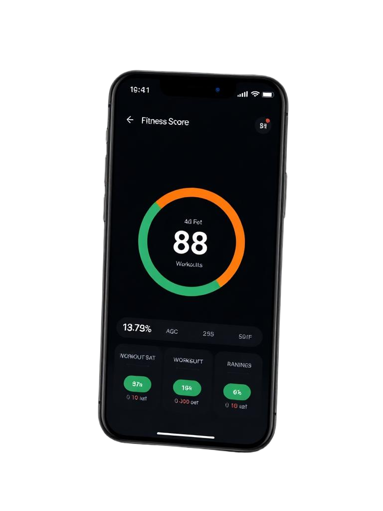 Fitness score dashboard